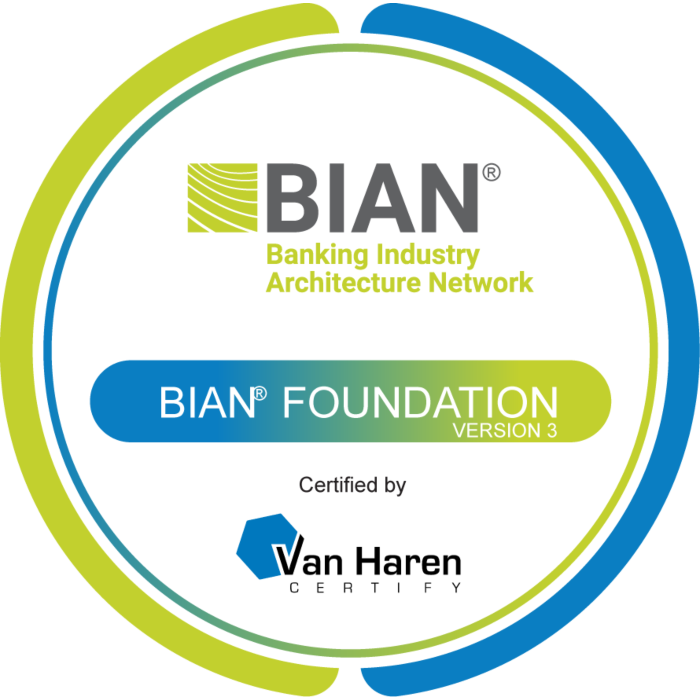 BIAN Banking Architecture Foundation Certification (Version 3)